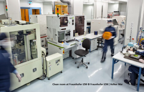 Clean room at Fraunhofer_ ZM