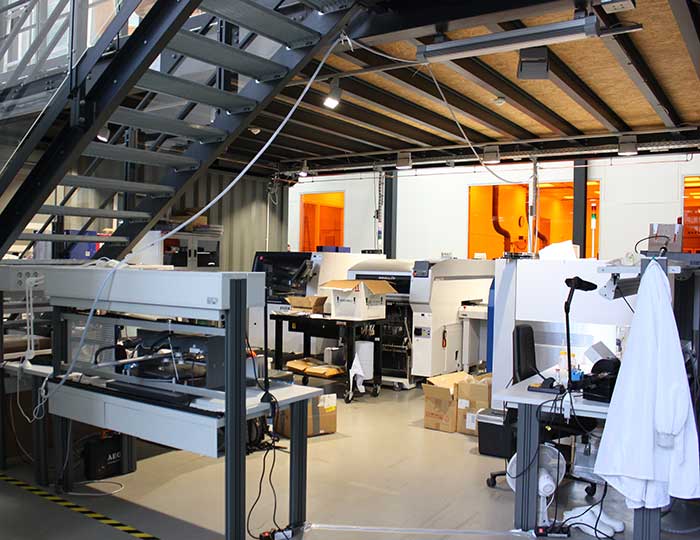 Prototyping Line at Start-a-Factory, Fraunhofer IZM