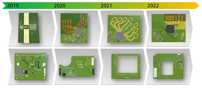 Development stages of the Fraunhofer IZM radar platform