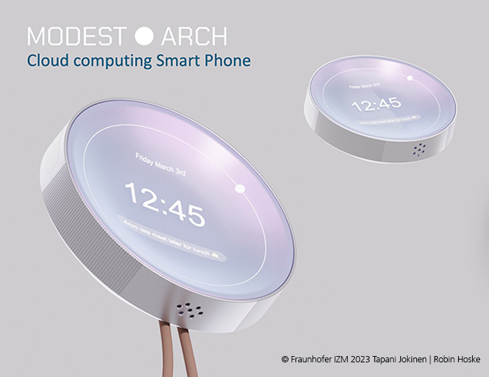 MODEST ARCH 3D-Rendering © Fraunhofer IZM 2023: Tapani Jokinen & Robin Hoske