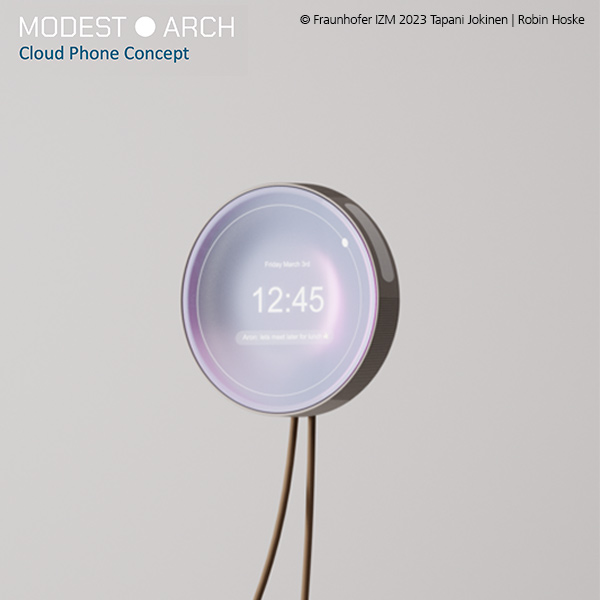 Front and back of the MODEST ARCH
© Fraunhofer IZM 2023: Tapani Jokinen & Robin Hoske