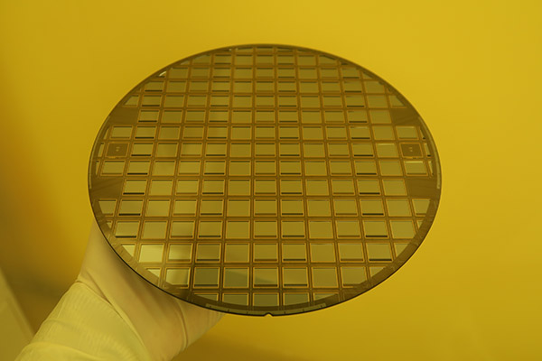 Träger-Wafer mit monolithischen Kappen © Fraunhofer IZM