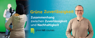 Die Schulungsvideos des Projektes "Green ICT@FMD" präsentieren Themen rund um die grüne Informations- und Kommunikationstechnik | © Fraunhofer IZM | Francis Viebeck