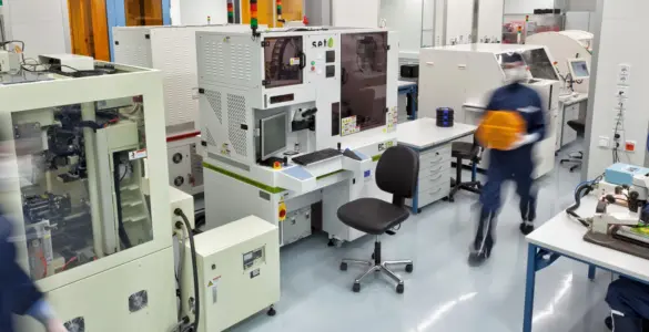 Reinraum am Fraunhofer IZM | © Fraunhofer IZM | Volker Mai