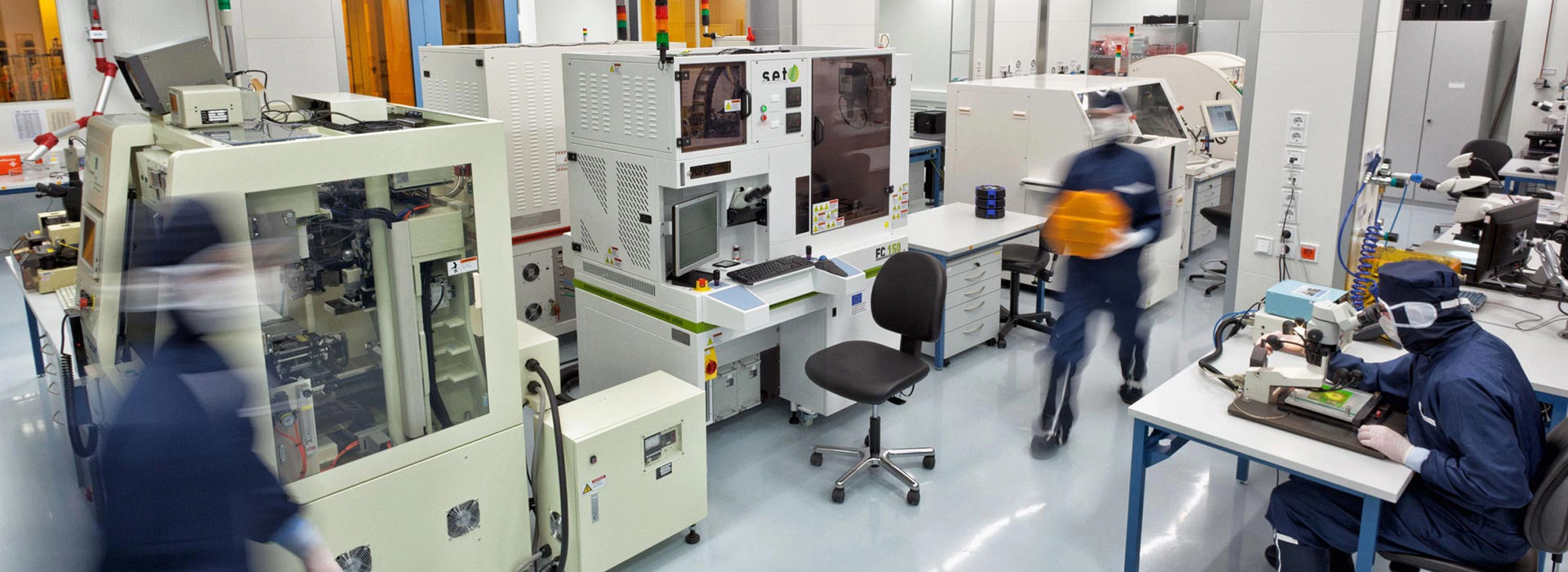 Reinraum am Fraunhofer IZM | © Fraunhofer IZM | Volker Mai